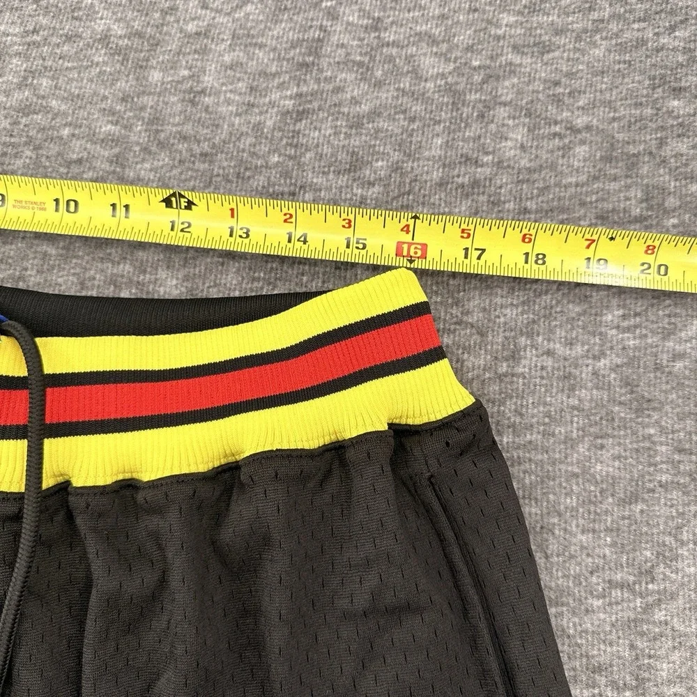 Chalk Line Street Sharks Retro Shorts Mens 3XL Black Yellow Red Mattel NWT